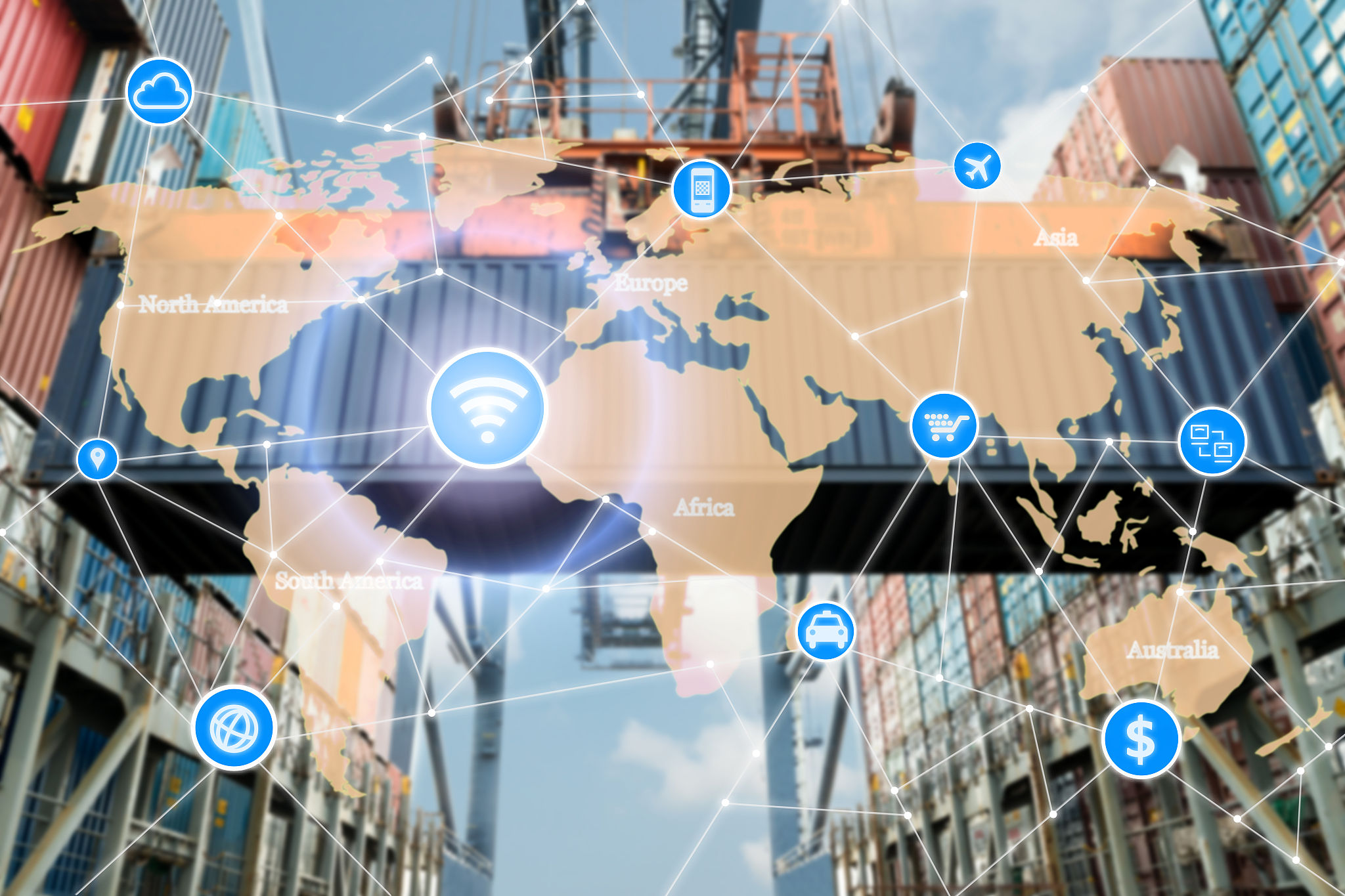 Supply chain professional monitoring Mexican customs clearance