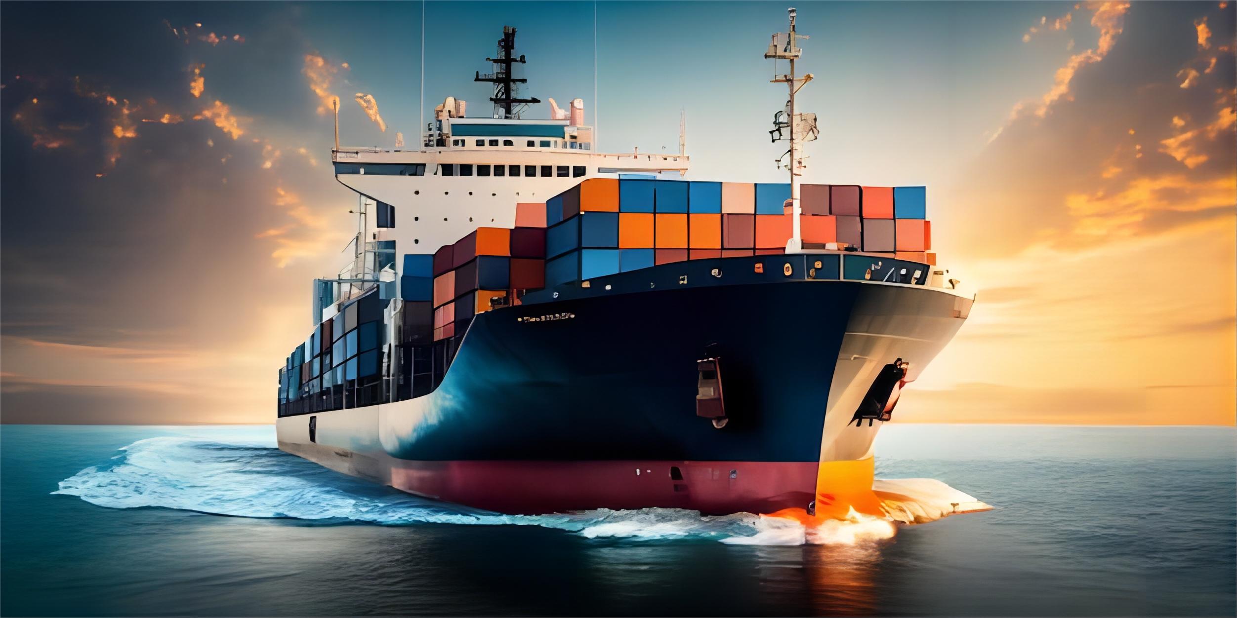 Air freight plane loading cargo for international delivery