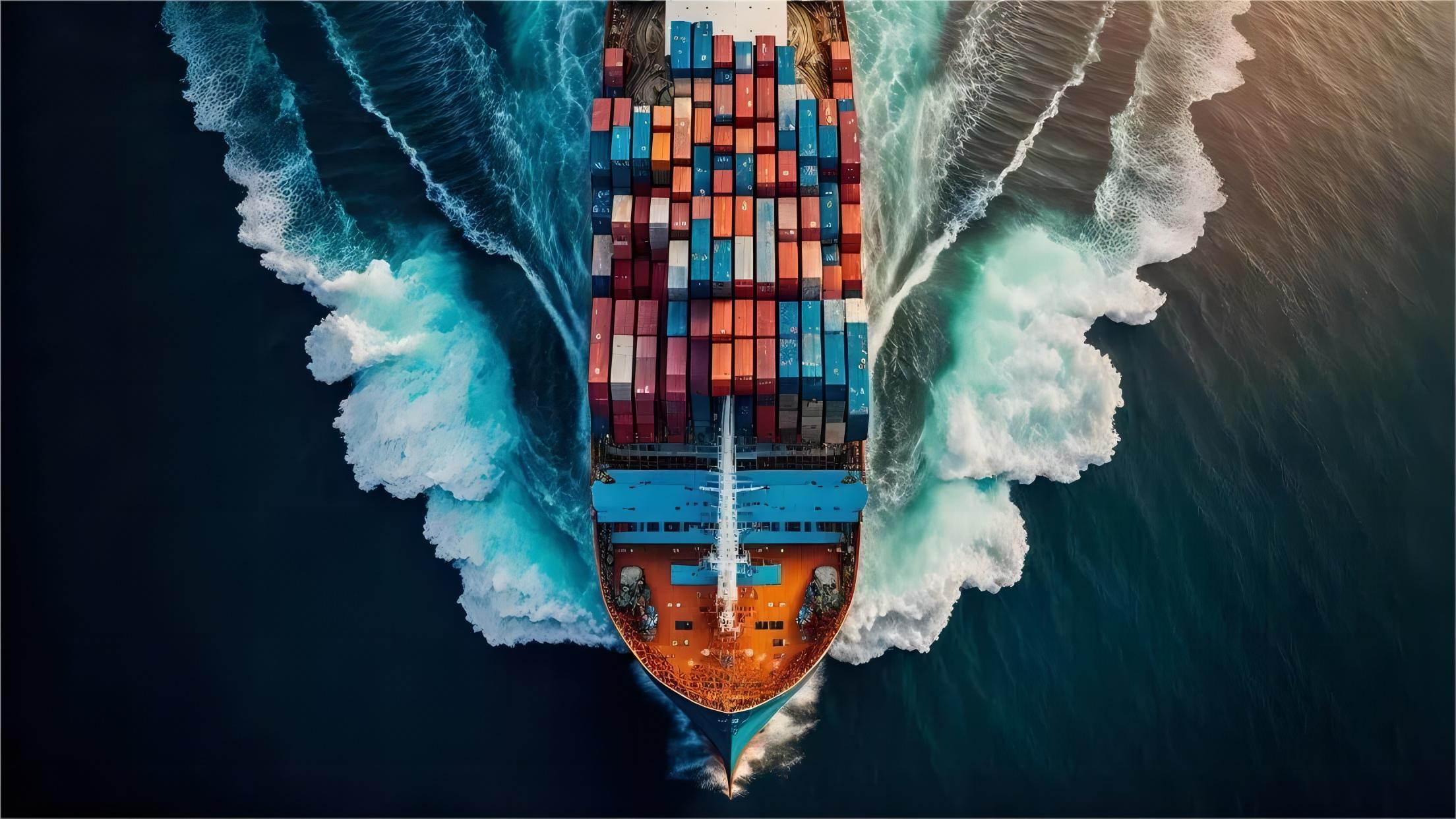 Comparison chart of sea freight vs rail freight for Europe