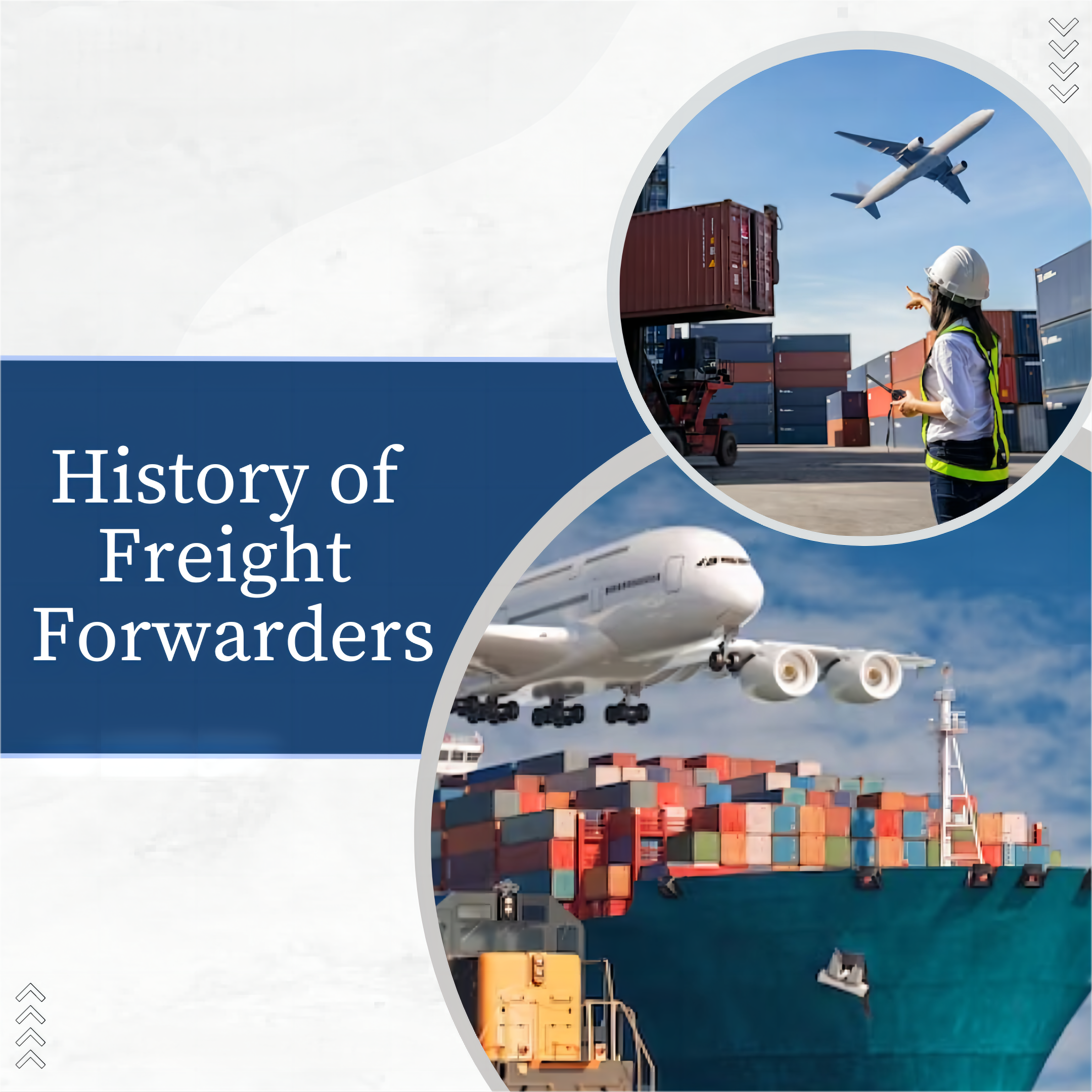 Logistics warehouse managing global shipments