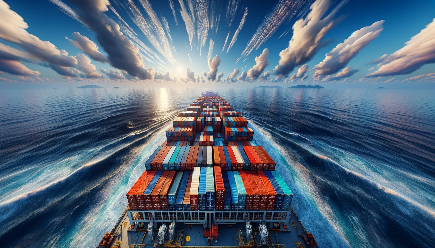 Rail freight train connecting China and Europe